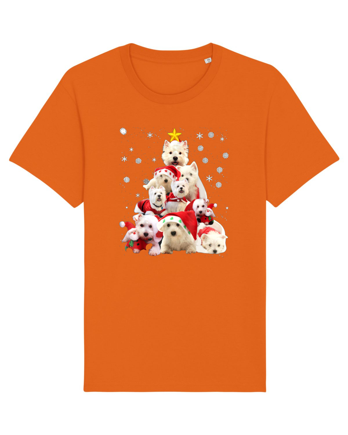 Tricou mânecă scurtă Unisex Rocker Bright Orange