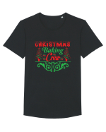 Christmas Baking Crew Tricou mânecă scurtă guler larg Bărbat Skater