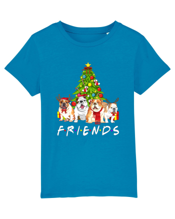 Christmas Bulldog Friends Azur