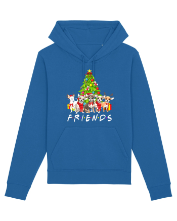 Christmas Chihuahua Friends Royal Blue