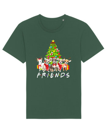 Christmas Chihuahua Friends Bottle Green