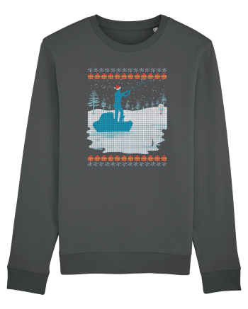 Christmas Fishing Time Anthracite