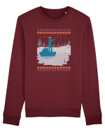 Christmas Fishing Time Bluză mânecă lungă Unisex Rise