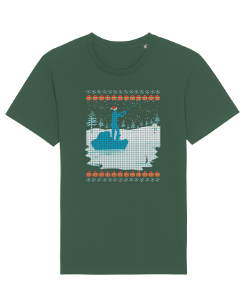 Christmas Fishing Time Bottle Green