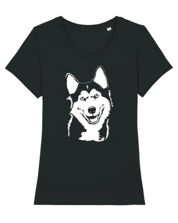 Happy husky Black