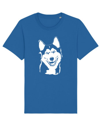Happy husky Royal Blue