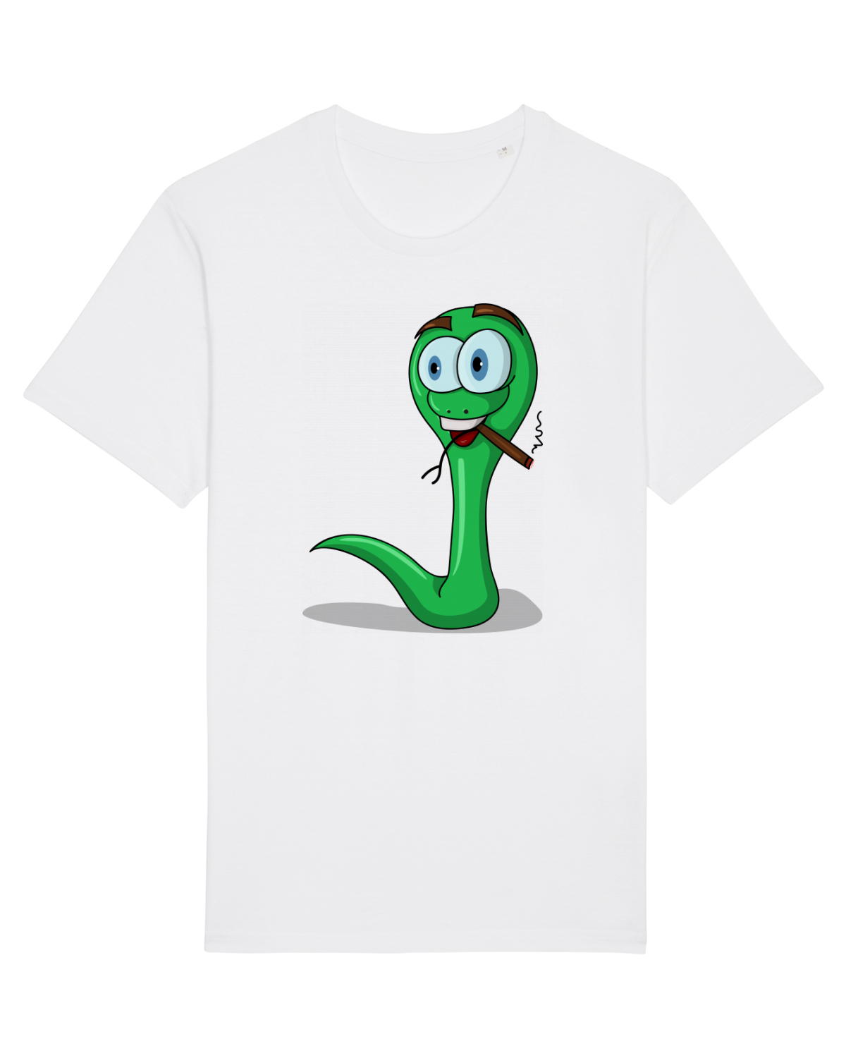 Tricou mânecă scurtă Unisex Rocker White