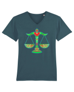 Colectia zodiac-Balanta Tricou mânecă scurtă guler V Bărbat Presenter
