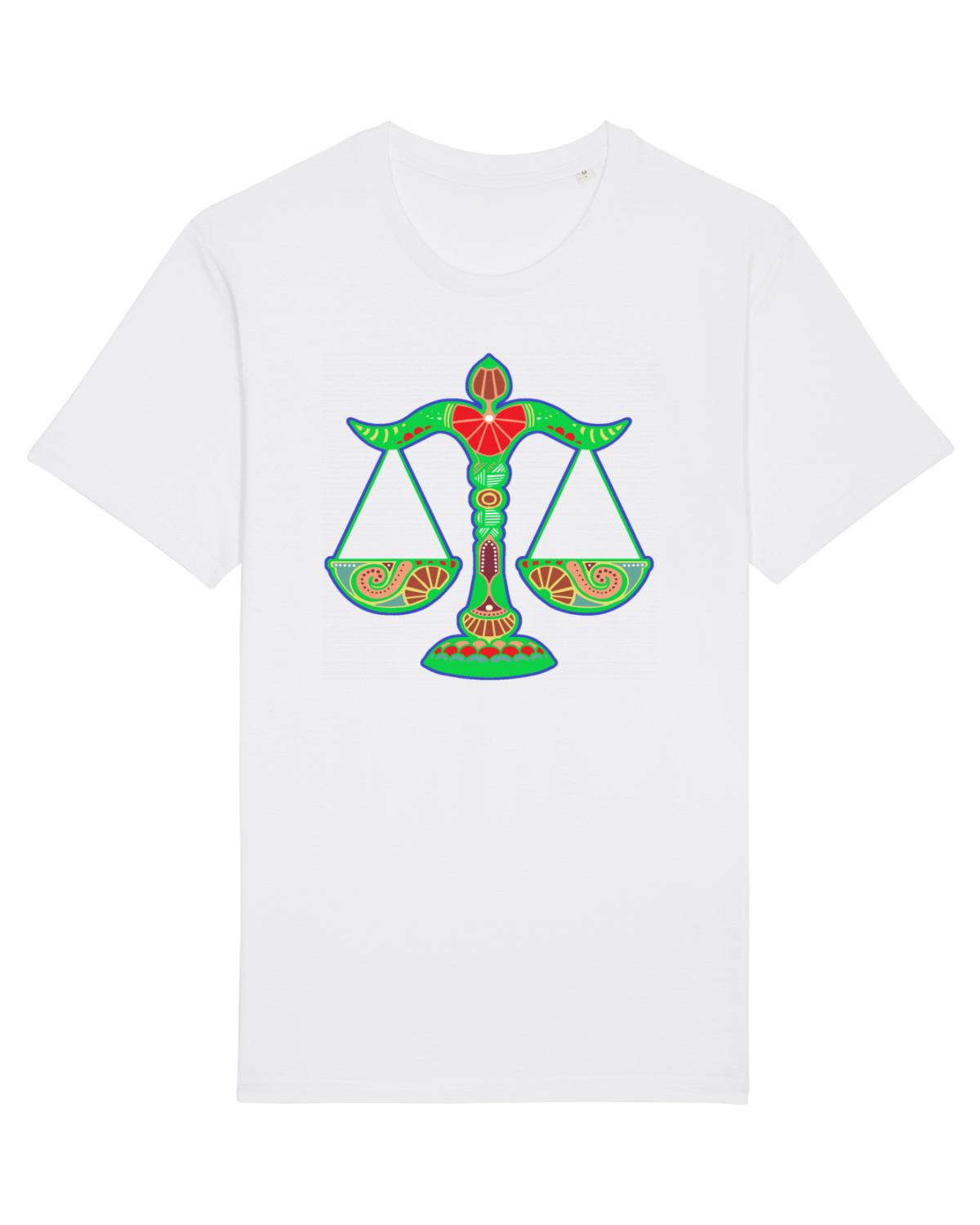 Tricou mânecă scurtă Unisex Rocker White