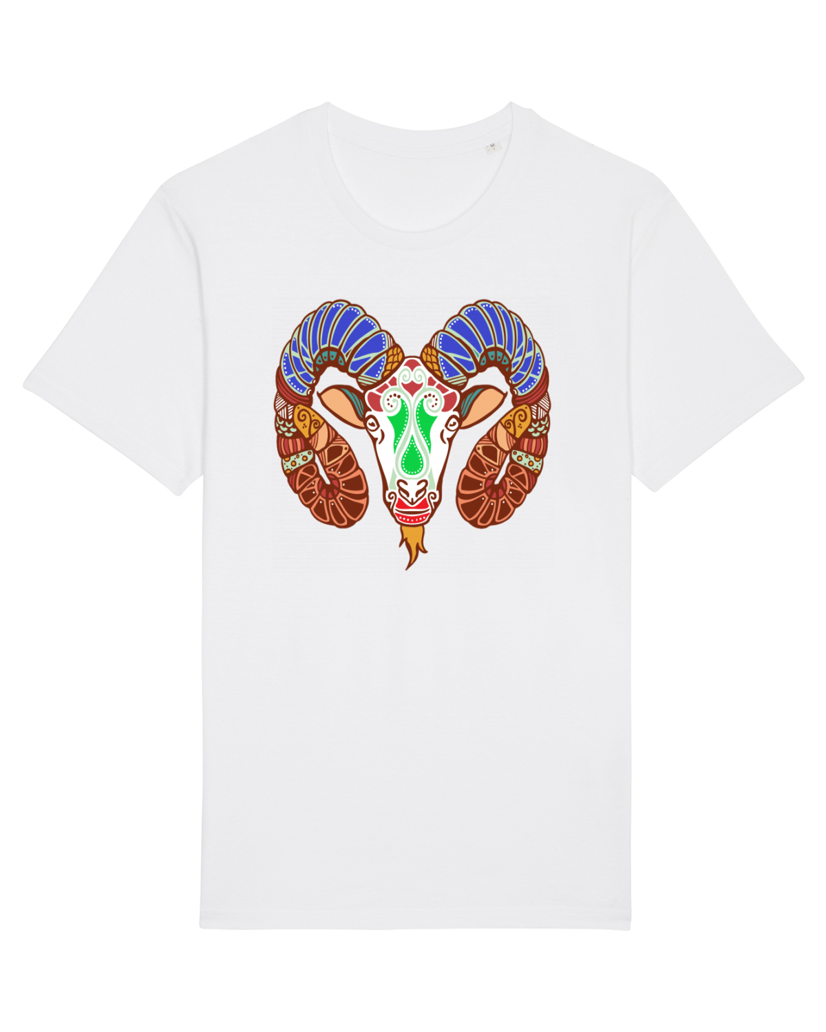 Tricou mânecă scurtă Unisex Rocker White