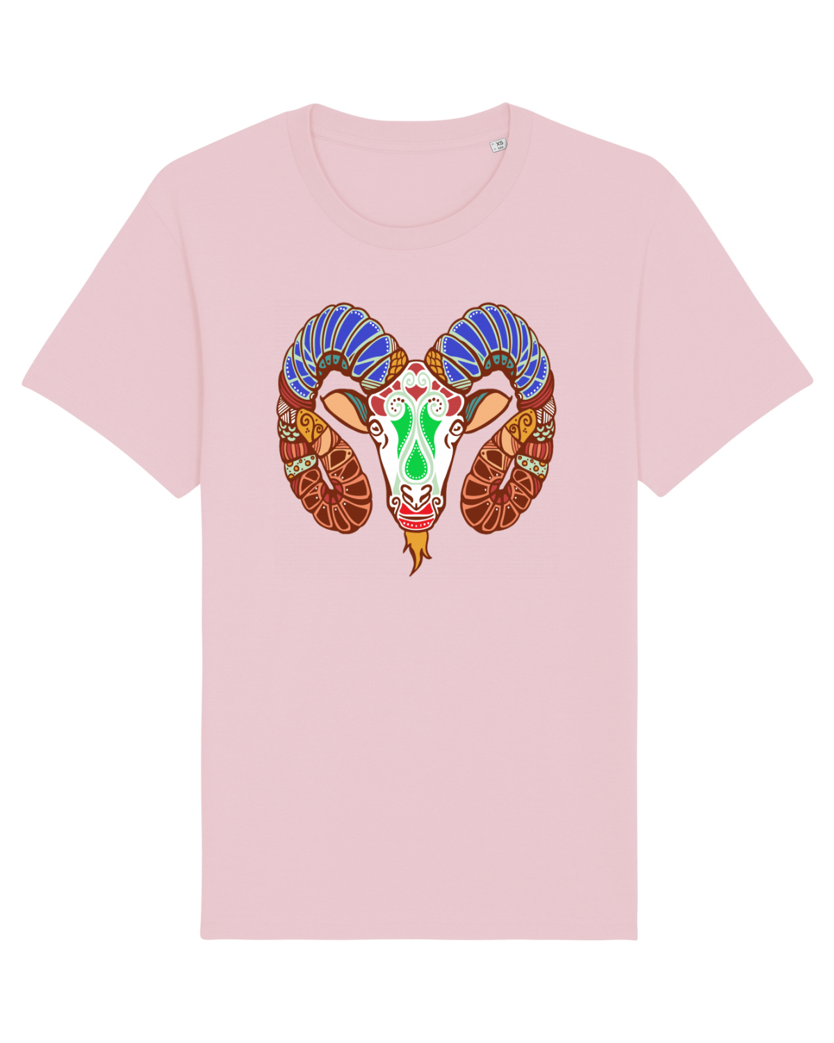 Tricou mânecă scurtă Unisex Rocker Cotton Pink