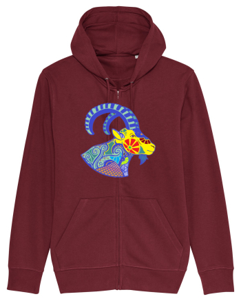Colectia zodiac-Capricorn Burgundy