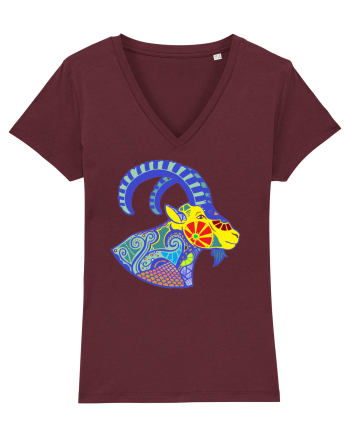 Colectia zodiac-Capricorn Burgundy