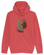Colectia zodiac-Fecioara Hanorac cu fermoar Unisex Connector
