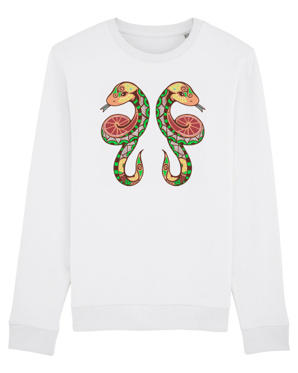 Bluză mânecă lungă Unisex Rise White