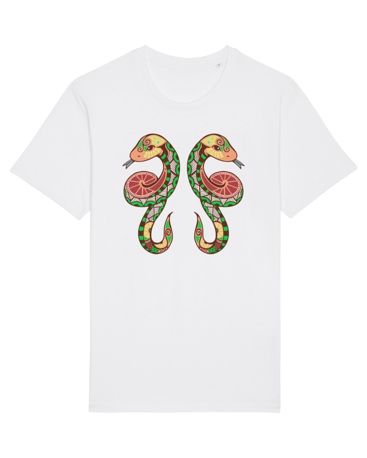 Tricou mânecă scurtă Unisex Rocker White