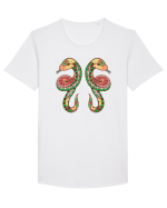 Colectia zodiac-Gemeni Tricou mânecă scurtă guler larg Bărbat Skater