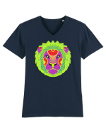 Colectia zodiac-Leu Tricou mânecă scurtă guler V Bărbat Presenter