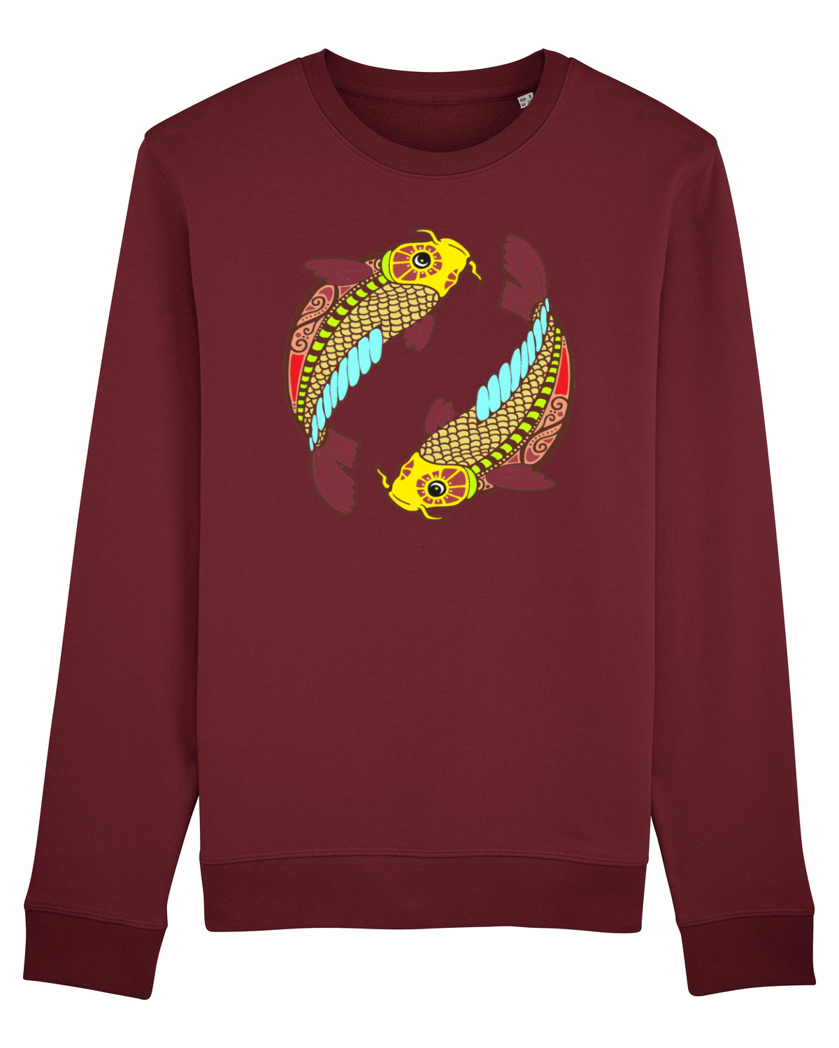 Bluză mânecă lungă Unisex Rise Burgundy