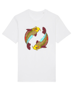 Colectia zodiac-Pesti Tricou mânecă scurtă Unisex Rocker