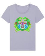 Colectia zodiac-Rac Tricou mânecă scurtă guler larg fitted Damă Expresser