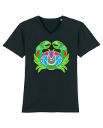 Colectia zodiac-Rac Tricou mânecă scurtă guler V Bărbat Presenter