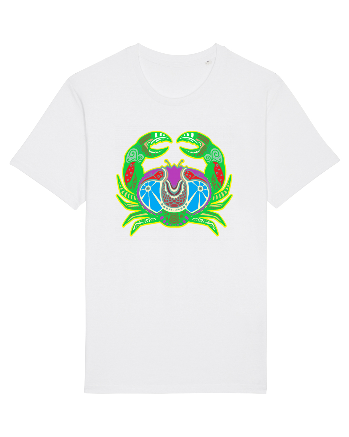 Tricou mânecă scurtă Unisex Rocker White
