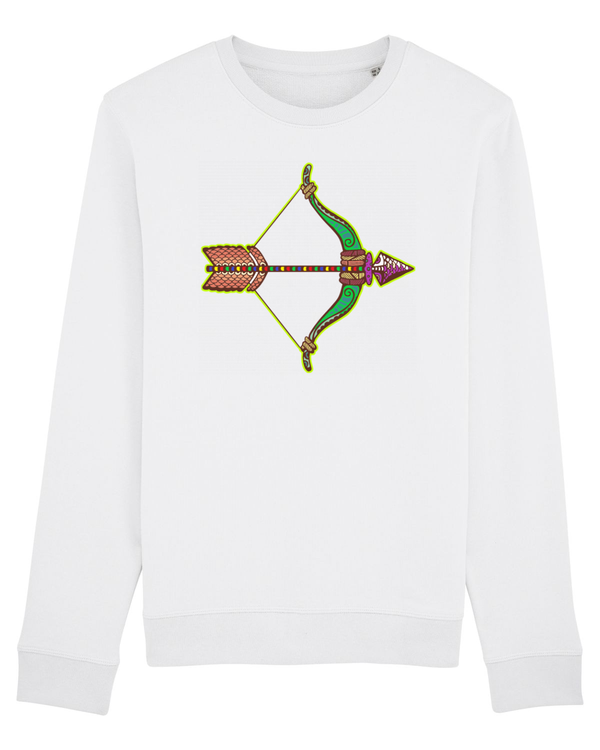 Bluză mânecă lungă Unisex Rise White