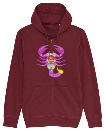 Colectia zodiac-Scorpion Burgundy