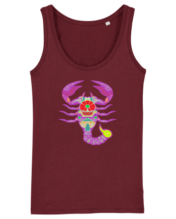 Colectia zodiac-Scorpion Burgundy