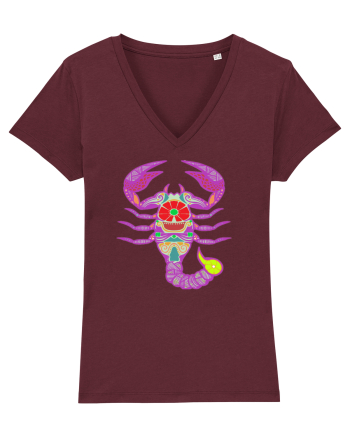 Colectia zodiac-Scorpion Burgundy