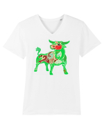 Colectia zodiac-Taur Tricou mânecă scurtă guler V Bărbat Presenter