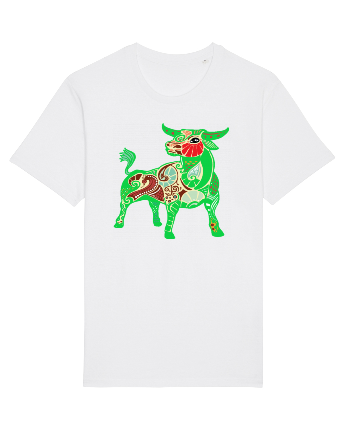 Tricou mânecă scurtă Unisex Rocker White