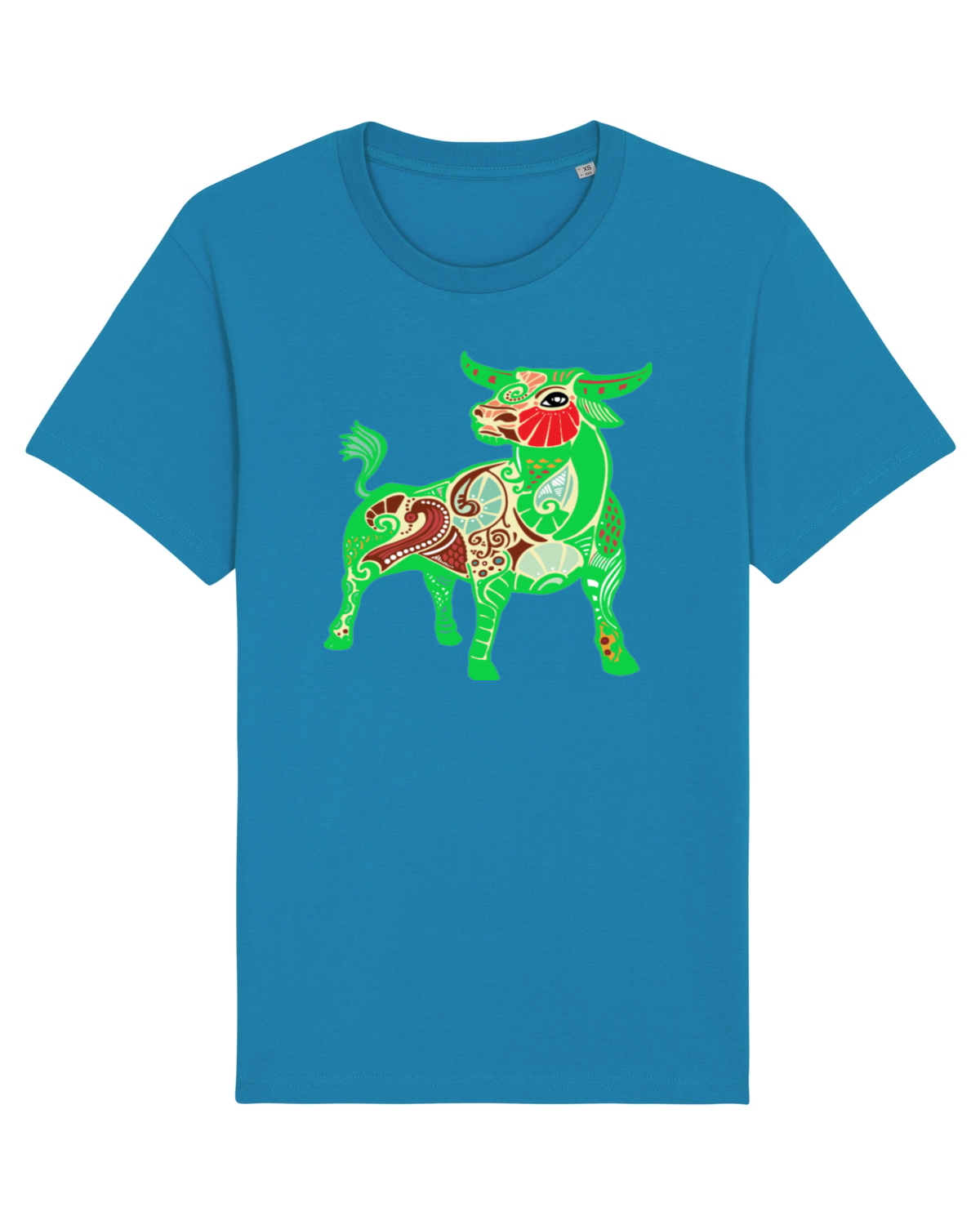 Tricou mânecă scurtă Unisex Rocker Azur