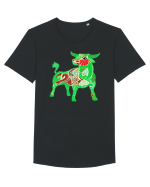 Colectia zodiac-Taur Tricou mânecă scurtă guler larg Bărbat Skater