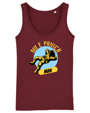 NU E PANICA, MAN! yellow Burgundy