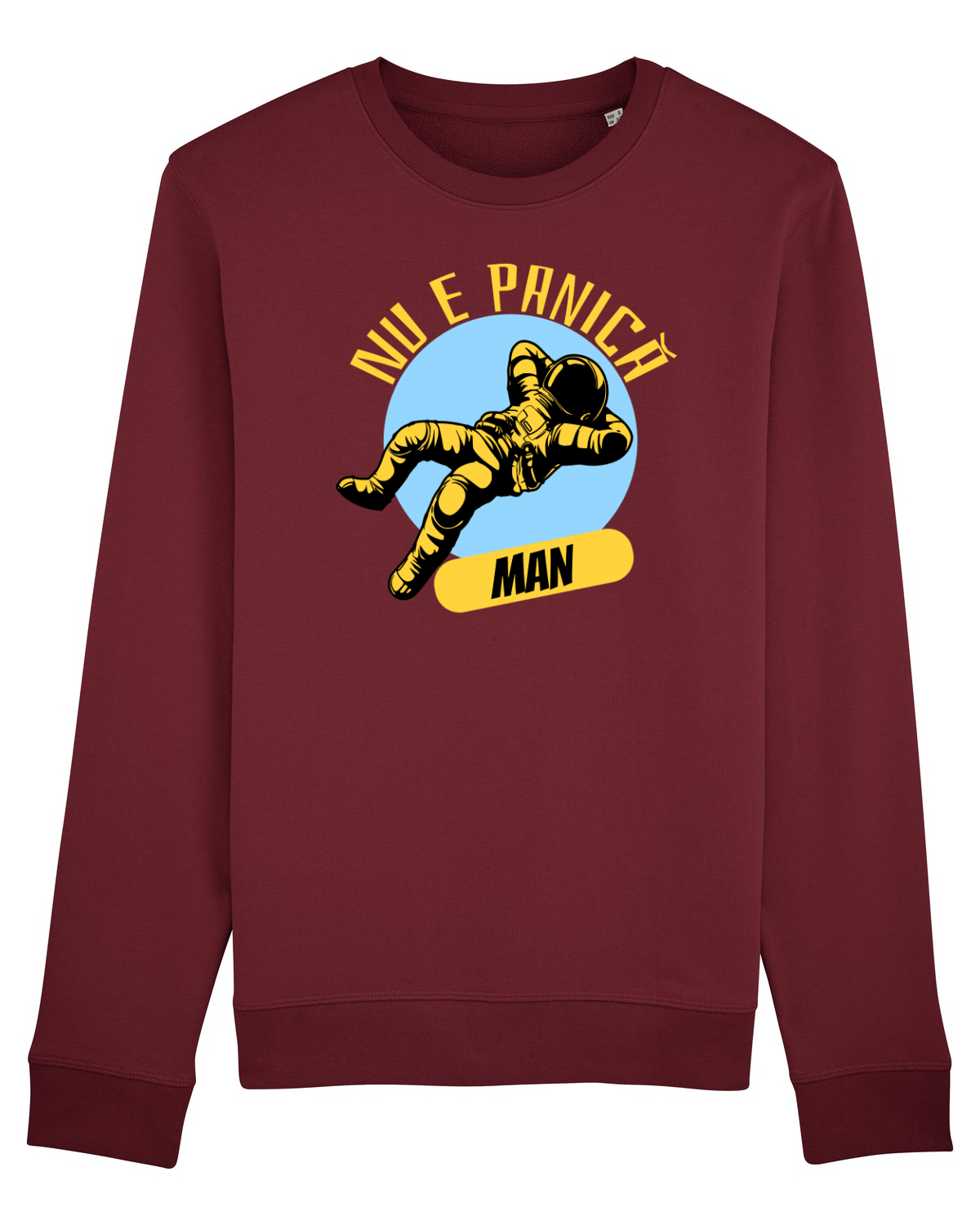 Bluză mânecă lungă Unisex Rise Burgundy
