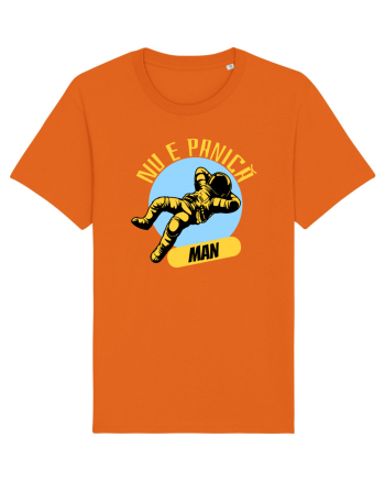 NU E PANICA, MAN! yellow Bright Orange
