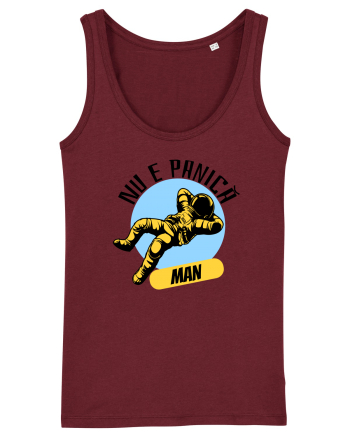 NU E PANICA, MAN! black Burgundy