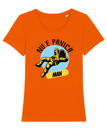 NU E PANICA, MAN! black Bright Orange