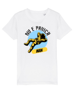 NU E PANICA, MAN! black Tricou mânecă scurtă  Copii Mini Creator