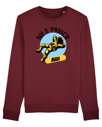 NU E PANICA, MAN! black Burgundy