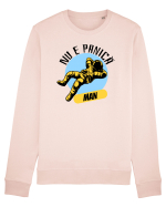 NU E PANICA, MAN! black Bluză mânecă lungă Unisex Rise
