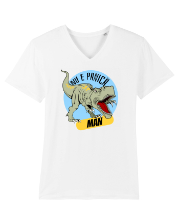 NU E PANICA, MAN! - dinozaur White