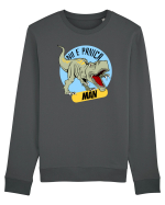 NU E PANICA, MAN! - dinozaur Bluză mânecă lungă Unisex Rise