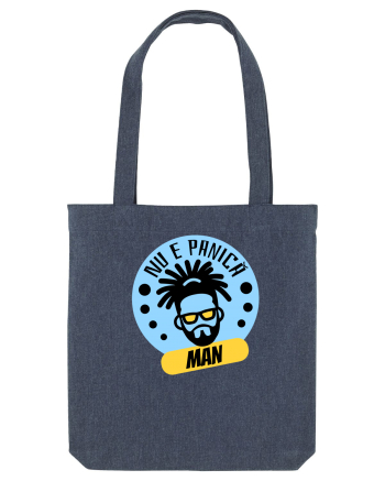 NU E PANICA, MAN! - Rasta Reggae Man Midnight Blue