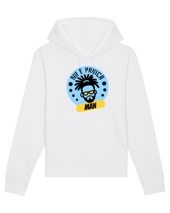 NU E PANICA, MAN! - Rasta Reggae Man White