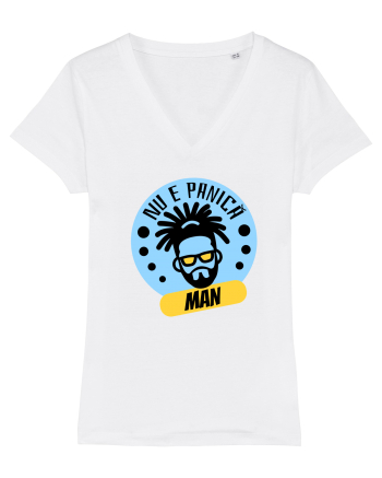 NU E PANICA, MAN! - Rasta Reggae Man White