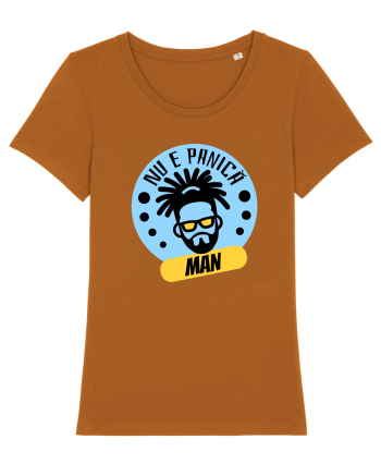 NU E PANICA, MAN! - Rasta Reggae Man Roasted Orange
