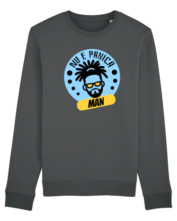 NU E PANICA, MAN! - Rasta Reggae Man Anthracite